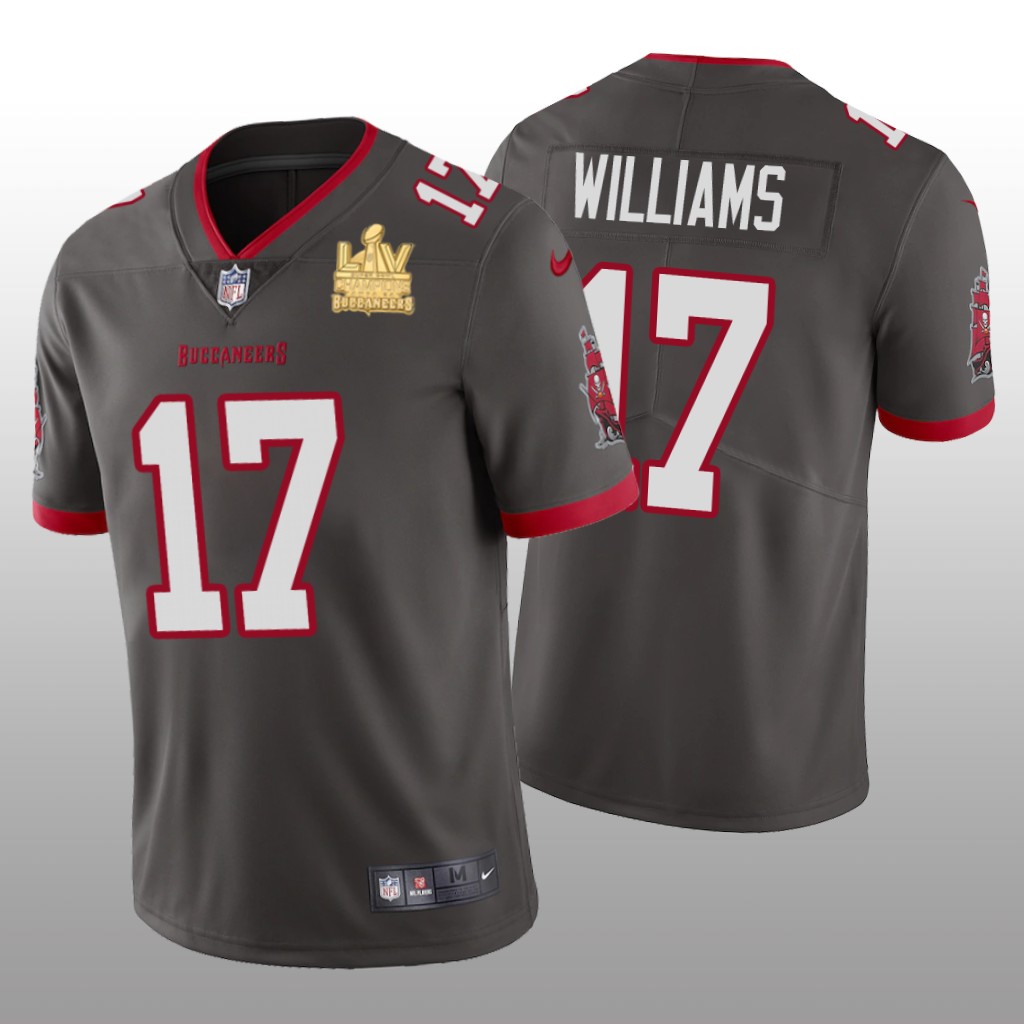 Tampa Bay Buccaneers Doug Williams Pewter Vapor Limited Jersey Super Bowl LV Champions - Men's