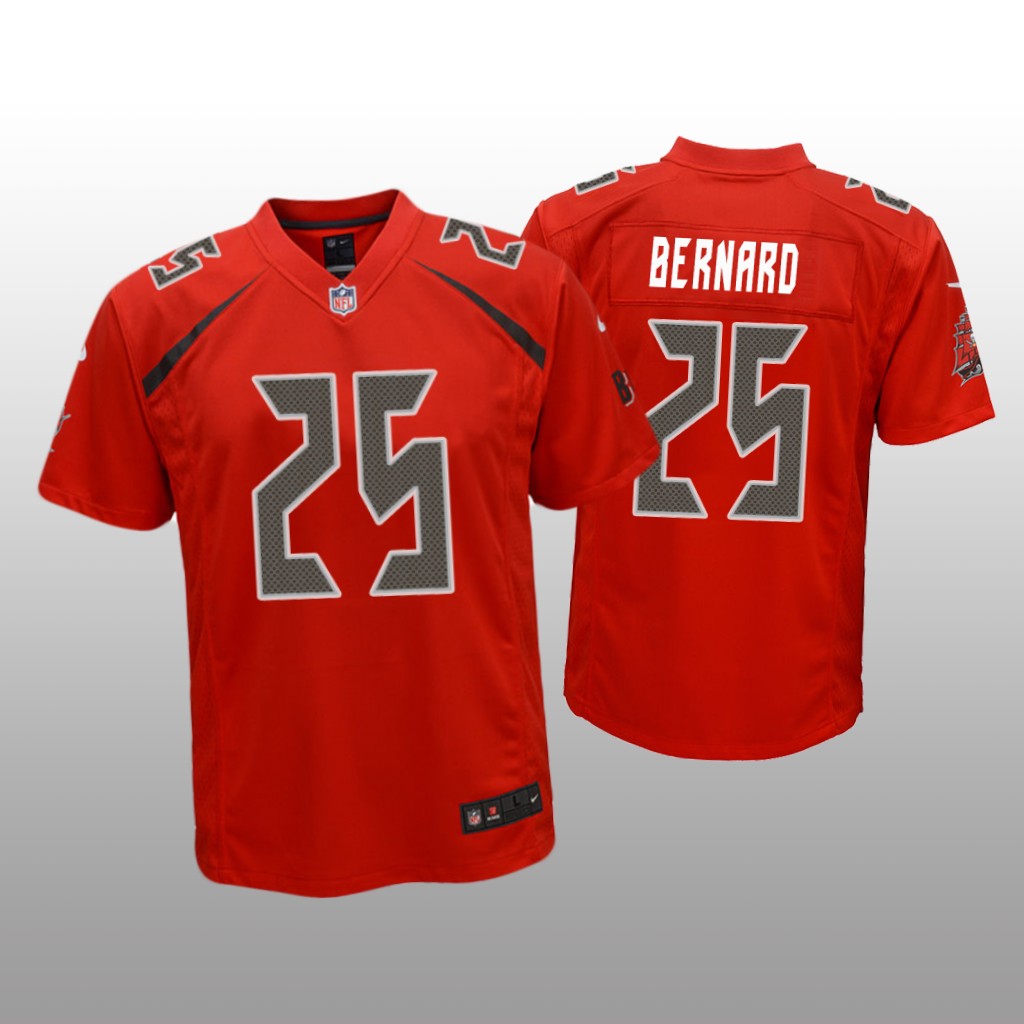 Tampa Bay Buccaneers Giovani Bernard Red Jersey Color Rush Game - Youth