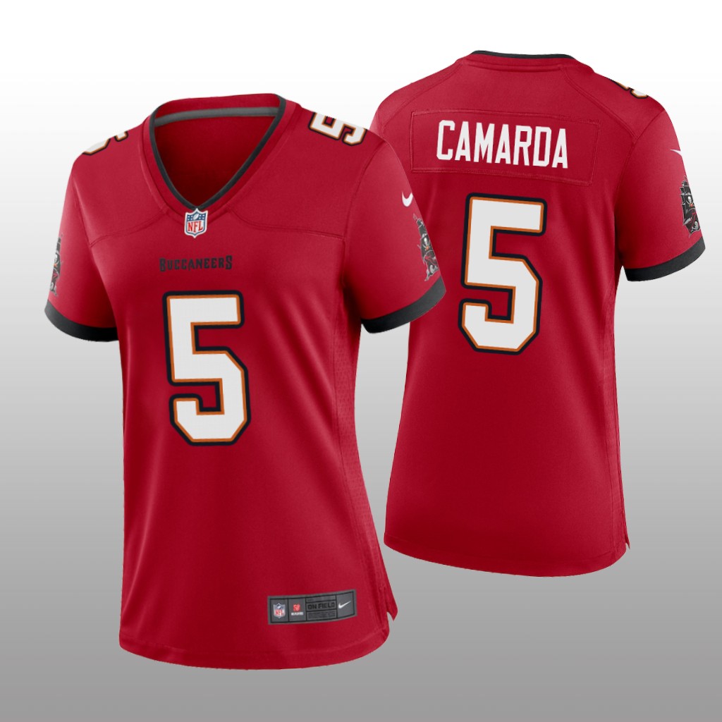 Tampa Bay Buccaneers Jake Camarda Red Jersey Game - Women's