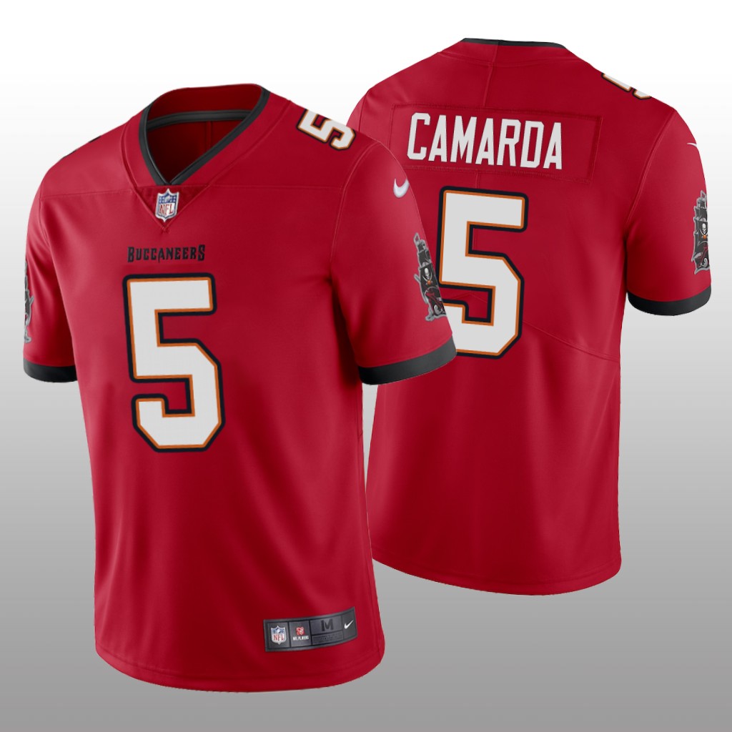 Tampa Bay Buccaneers Jake Camarda Red Jersey Vapor Limited Men's