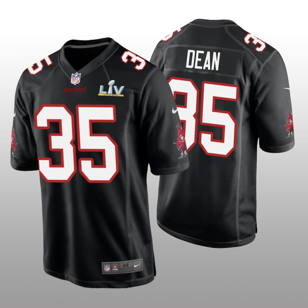 Tampa Bay Buccaneers Jamel Dean Black Game Fashion Jersey Super Bowl LV - Men's