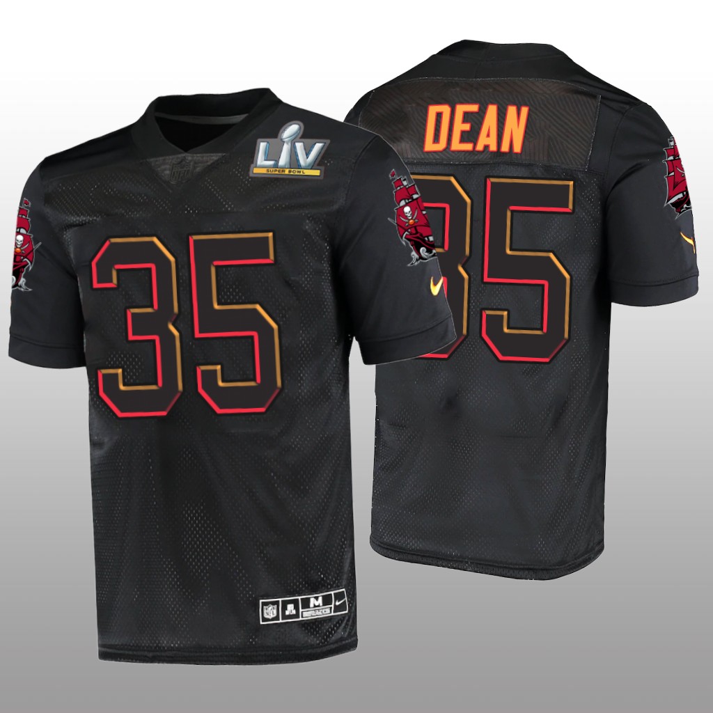Tampa Bay Buccaneers Jamel Dean Black Jersey Super Bowl LV