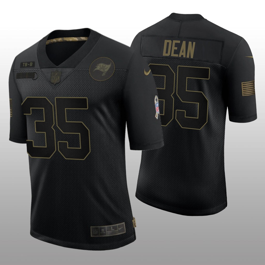 Tampa Bay Buccaneers Jamel Dean Black Limited Jersey 2020 Salute to Service - Men's