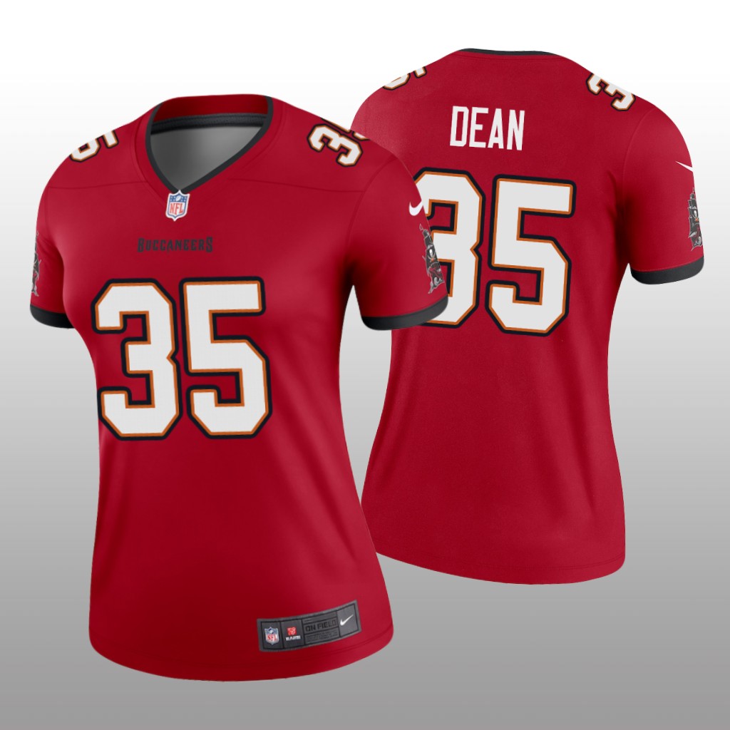 Tampa Bay Buccaneers Jamel Dean Red Jersey Legend - Women's