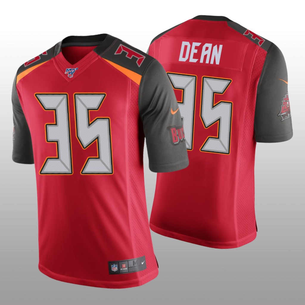 Tampa Bay Buccaneers Jamel Dean Red Vapor Limited Jersey NFL 100 - Men's