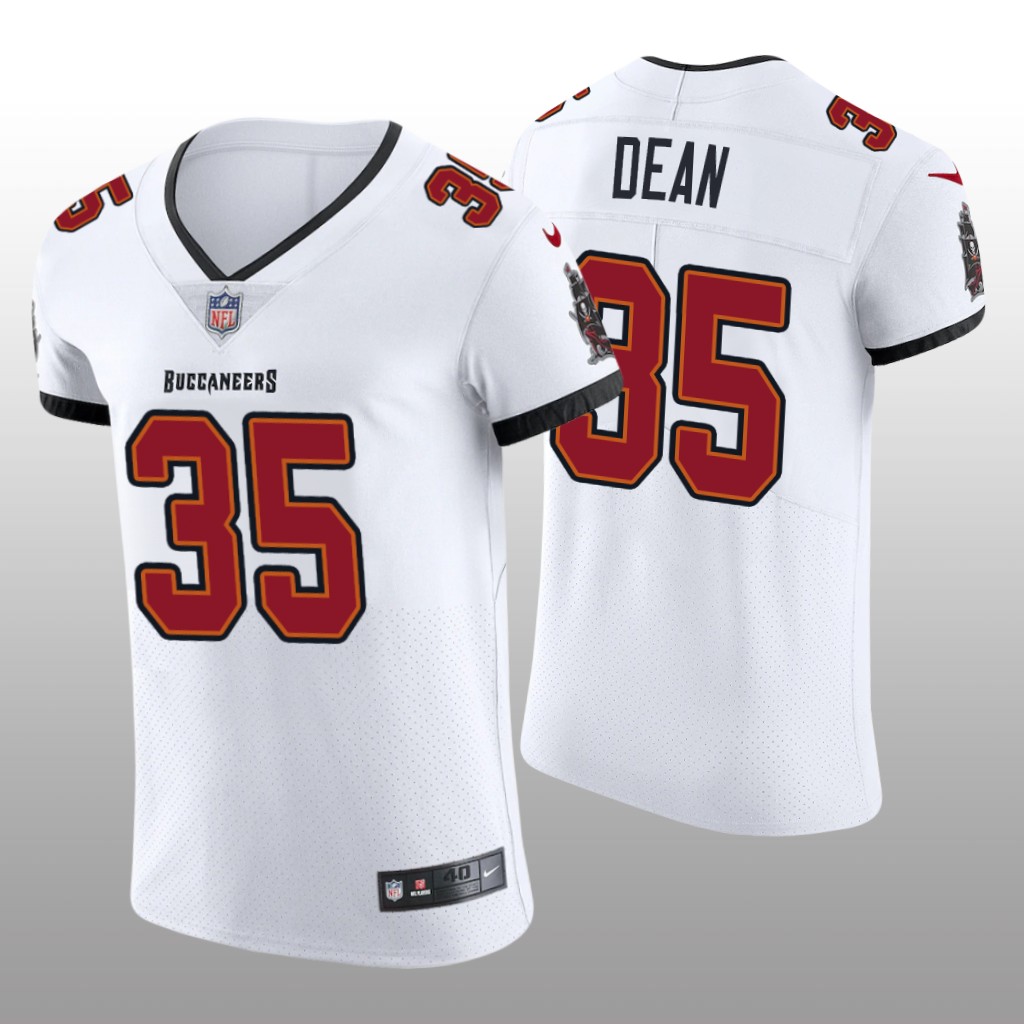 Tampa Bay Buccaneers Jamel Dean White Jersey 2020 Vapor Elite Men's