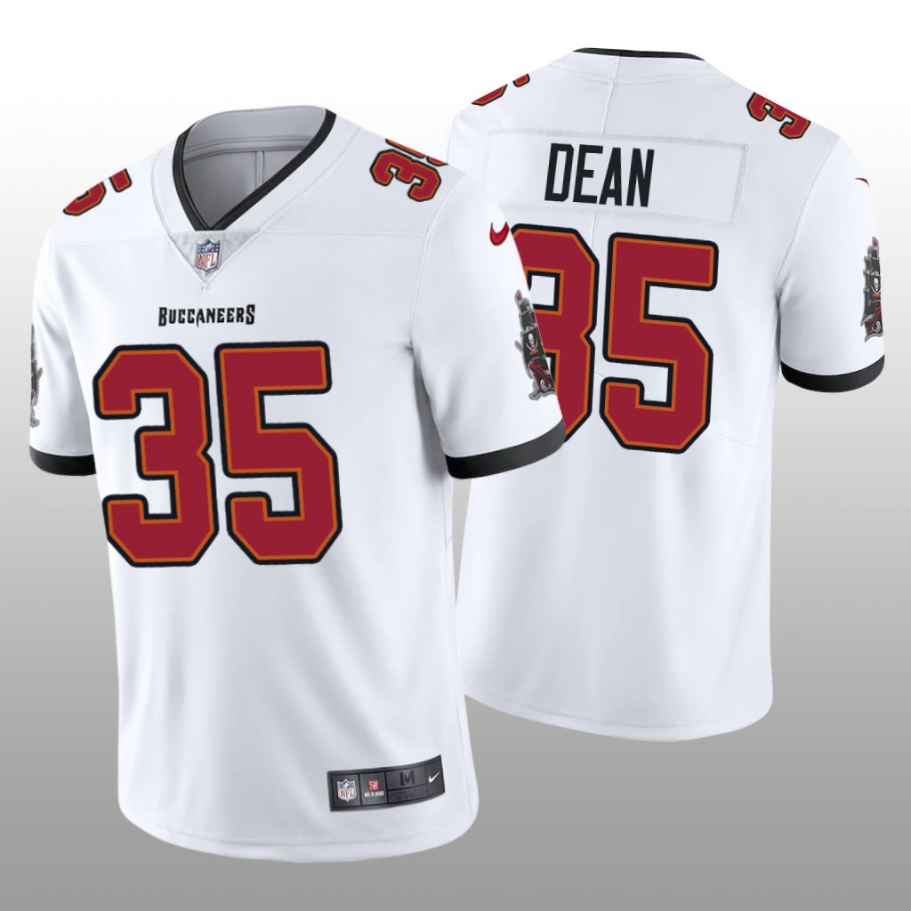 Tampa Bay Buccaneers Jamel Dean White Jersey 2020 Vapor Limited - Men's