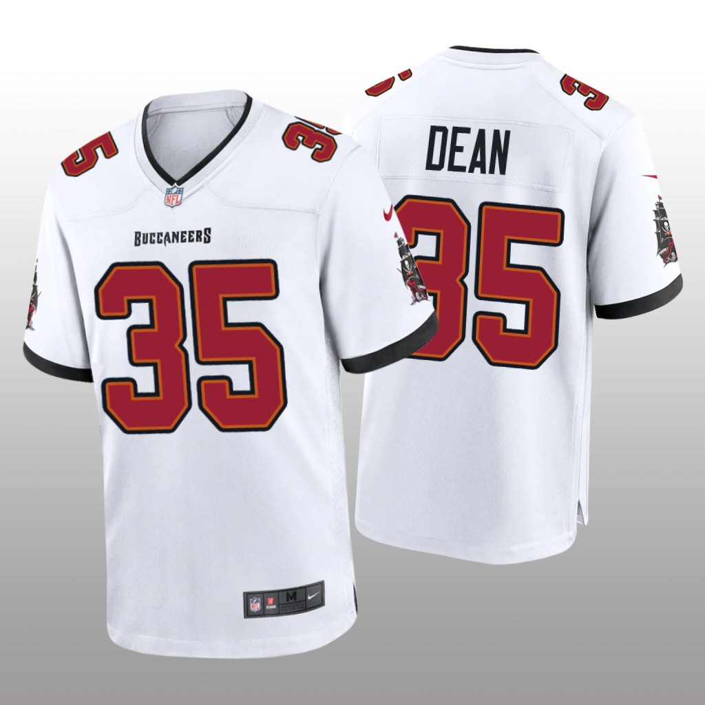 Tampa Bay Buccaneers Jamel Dean White Jersey Game - Men's