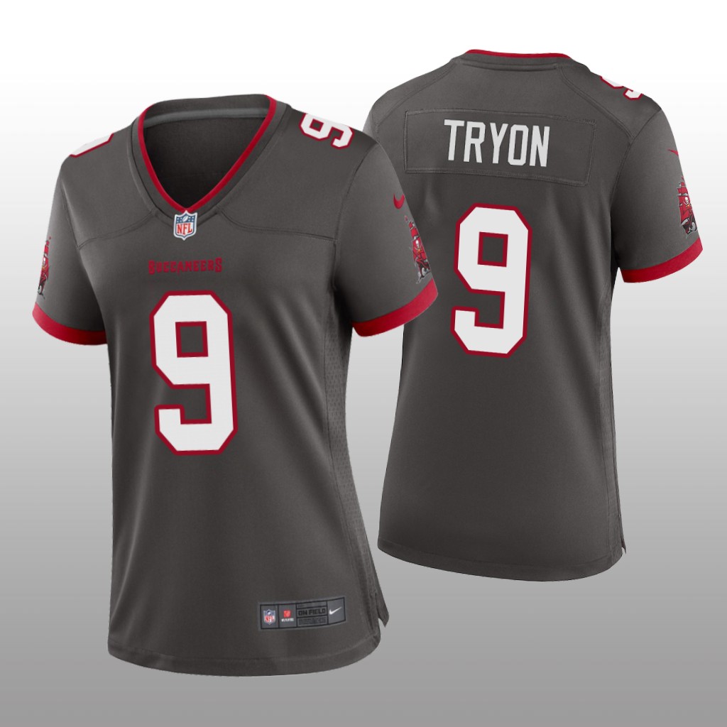 Tampa Bay Buccaneers Joe Tryon Pewter Jersey Alternate Game - Women's
