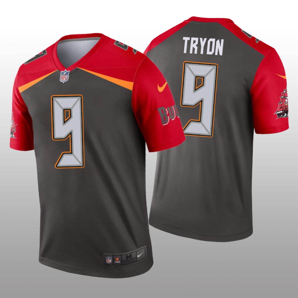 Tampa Bay Buccaneers Joe Tryon Pewter Jersey Inverted Legend - Men's