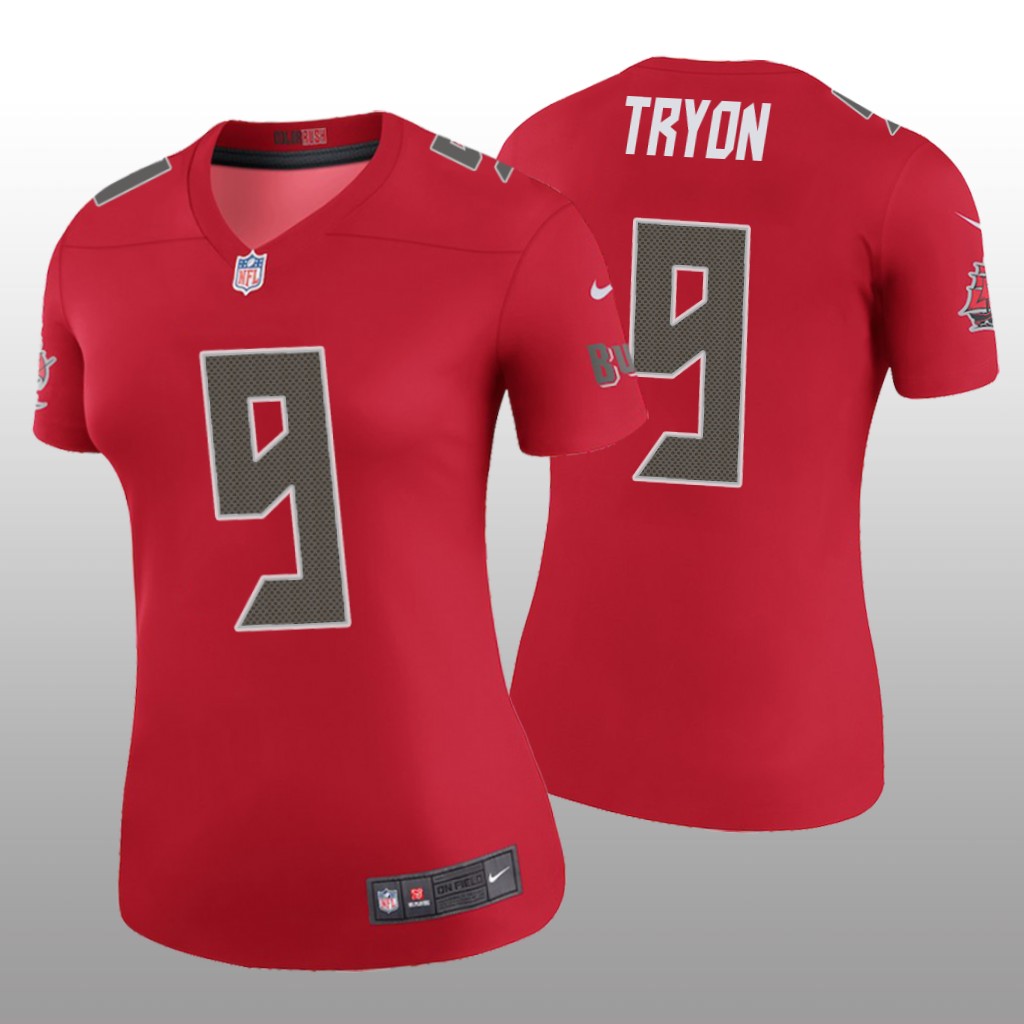 Tampa Bay Buccaneers Joe Tryon Red Jersey Color Rush Legend - Women's