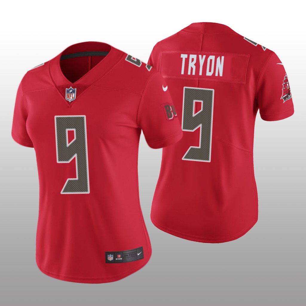Tampa Bay Buccaneers Joe Tryon Red Jersey Color Rush Limited - Women's