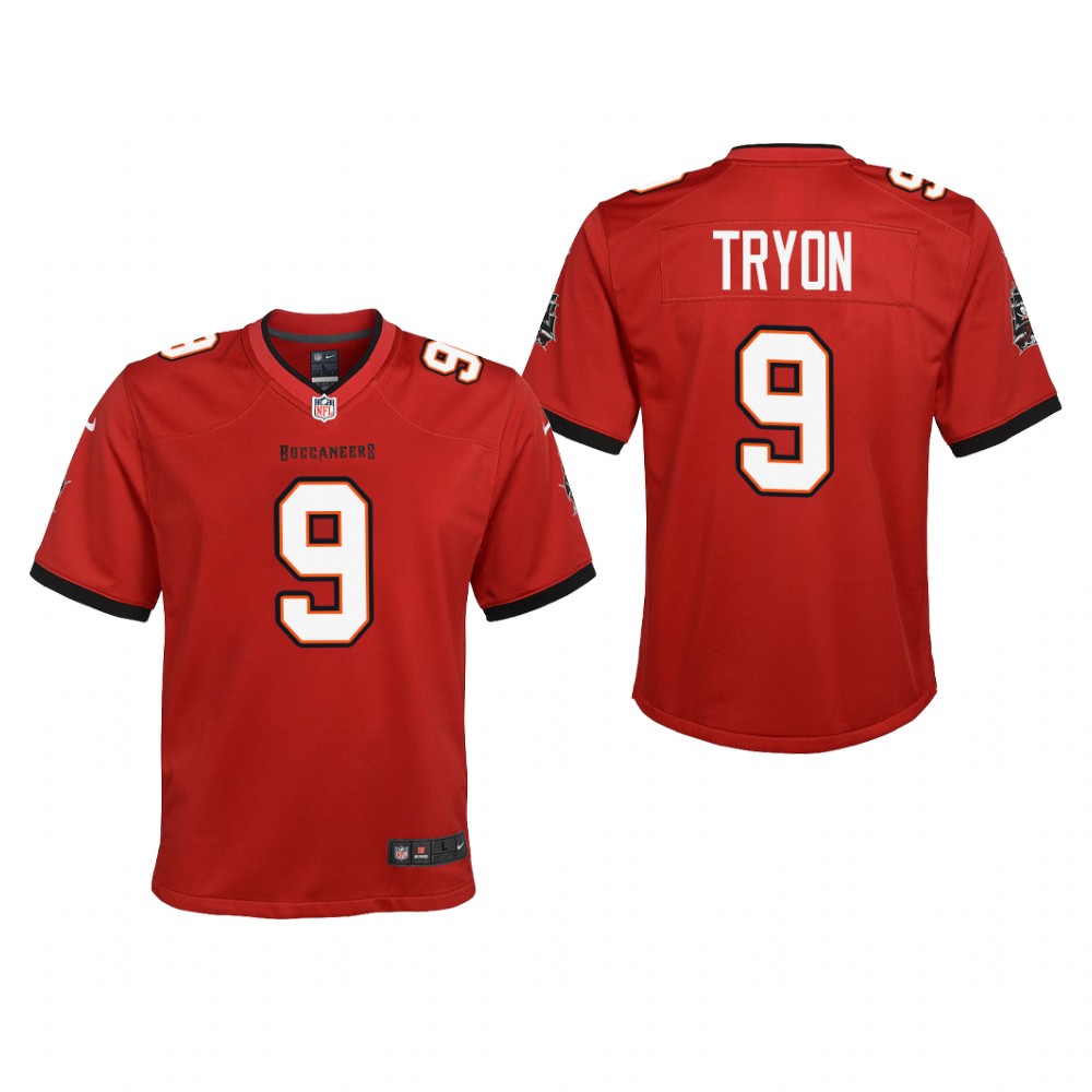 Tampa Bay Buccaneers Joe Tryon Red Jersey Game - Youth