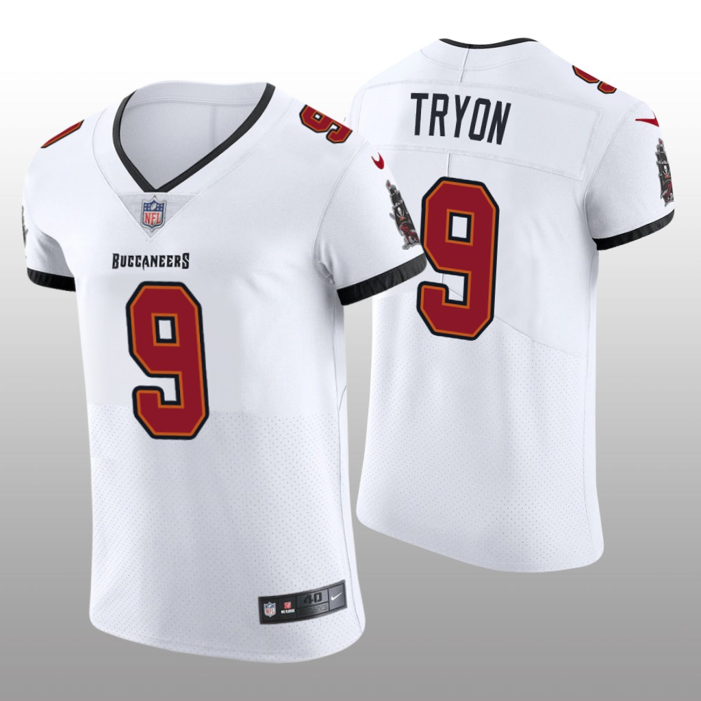 Tampa Bay Buccaneers Joe Tryon White Jersey Vapor Elite Men's