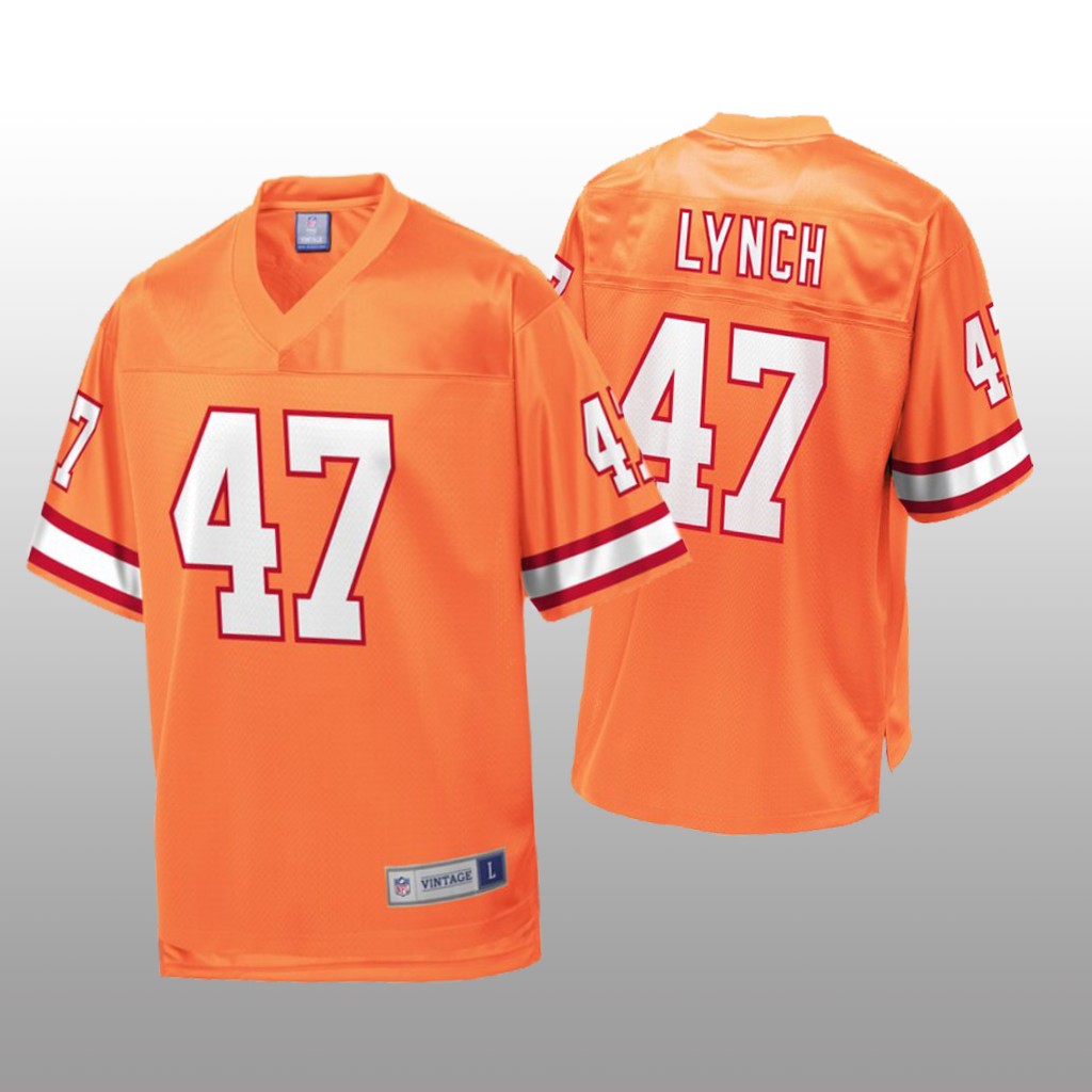 Tampa Bay Buccaneers John Lynch Orange NFL Pro Line Jersey - Men's