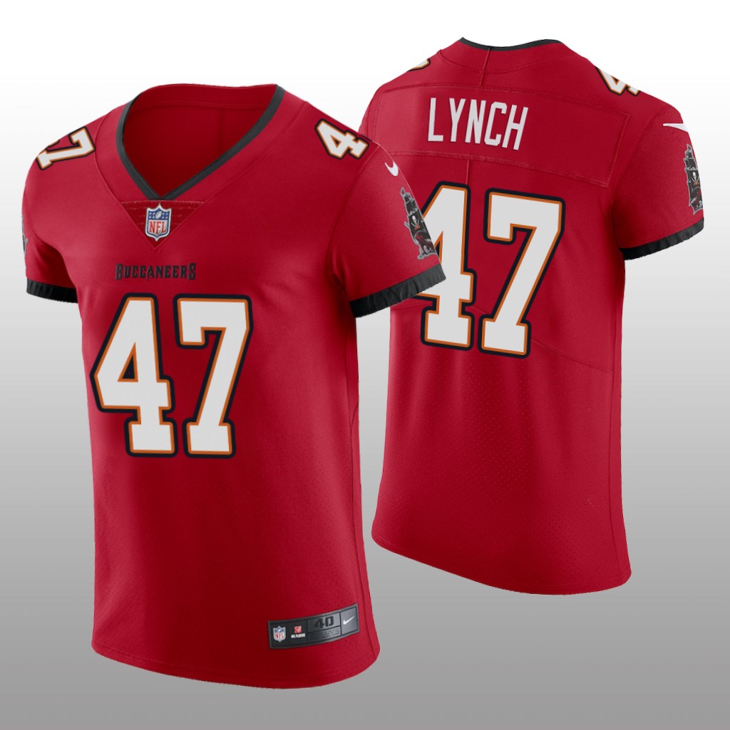 Tampa Bay Buccaneers John Lynch Red Jersey 2020 Vapor Elite Men's