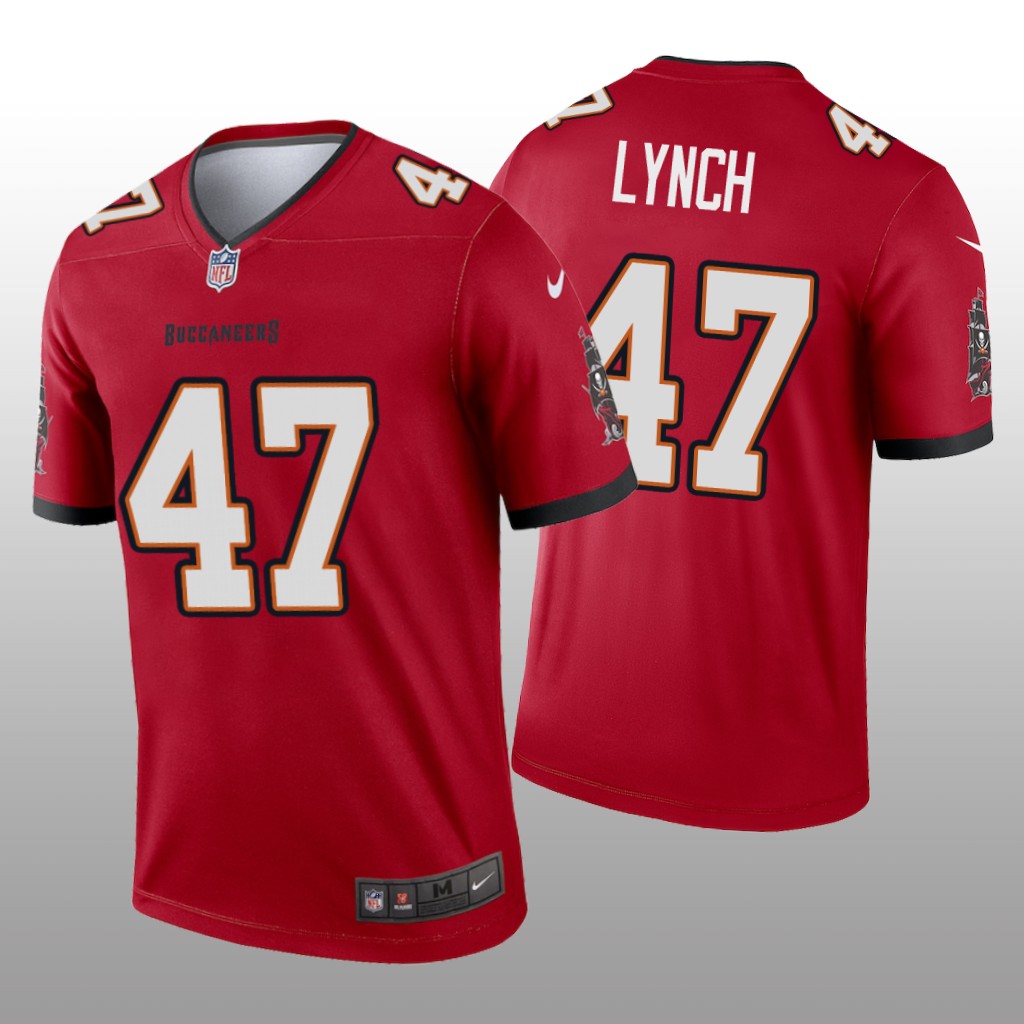 Tampa Bay Buccaneers John Lynch Red Jersey Legend - Men's