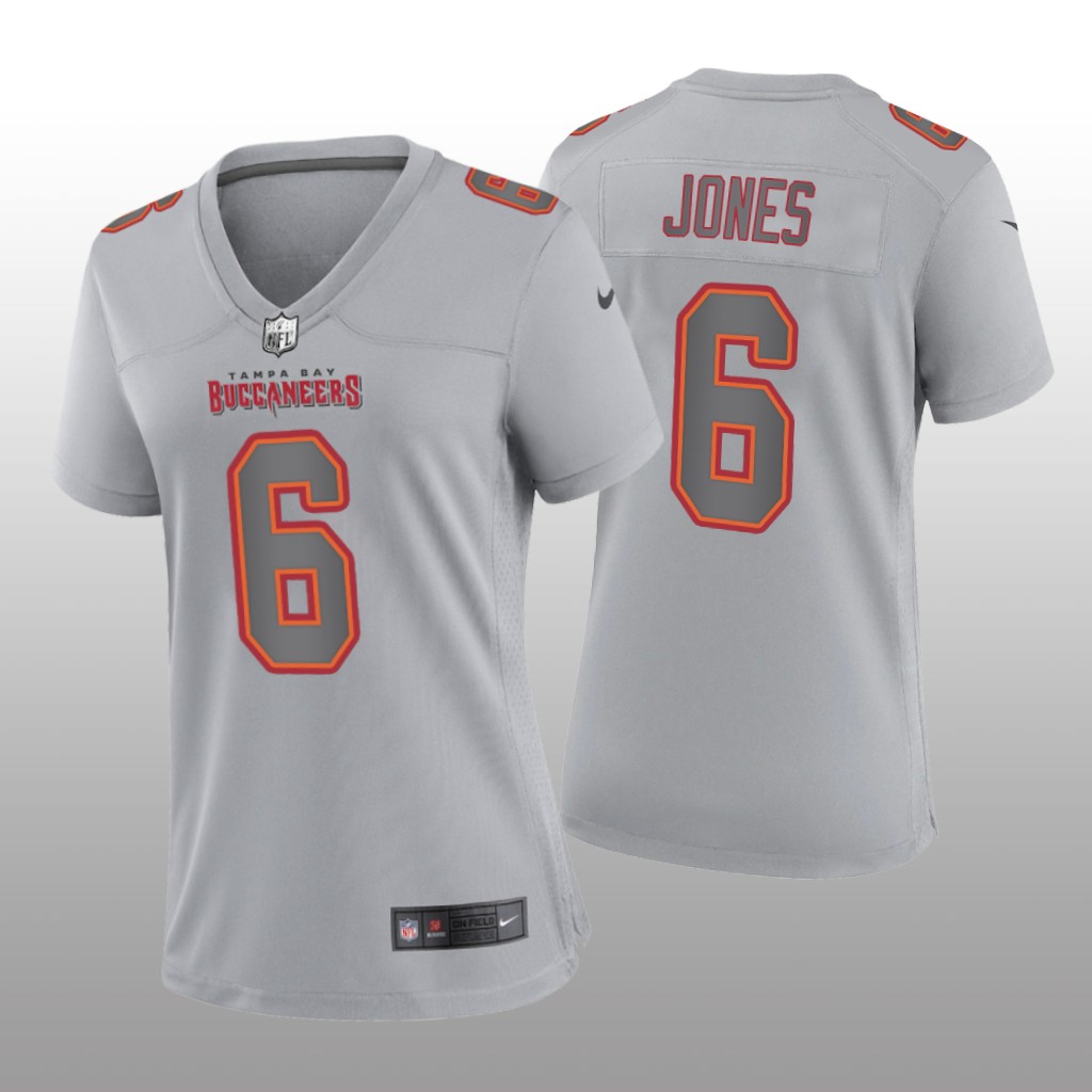 Tampa Bay Buccaneers Julio Jones Gray Jersey Atmosphere Fashion Game - Women's