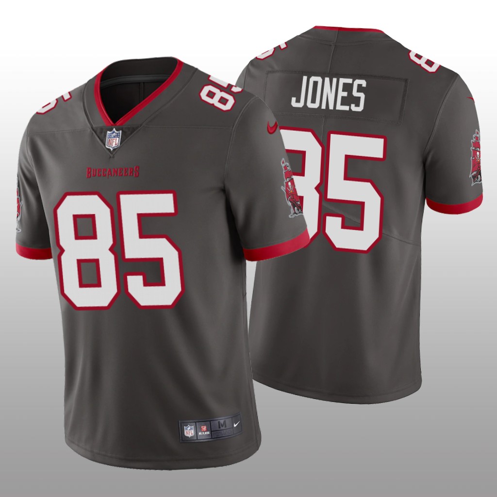 Tampa Bay Buccaneers Julio Jones Pewter Jersey Vapor Limited - Men's