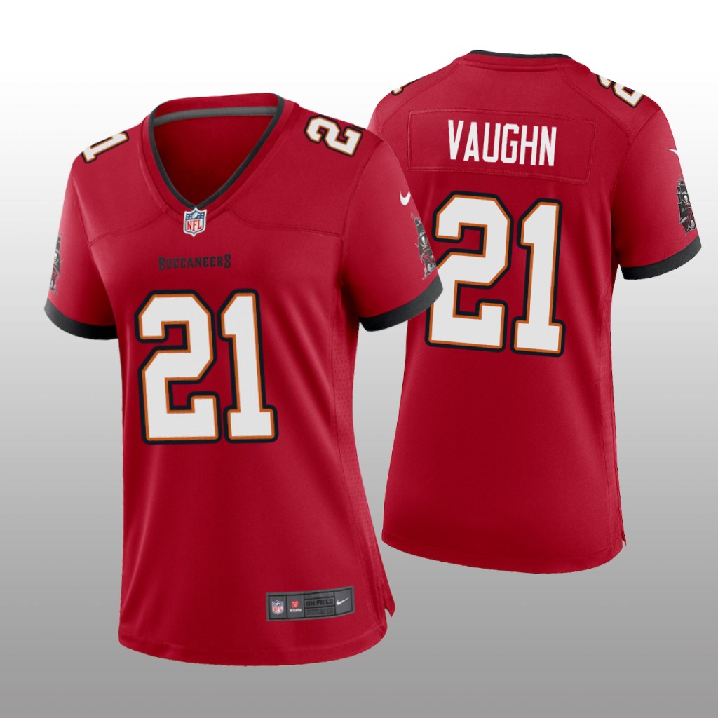 Tampa Bay Buccaneers Ke'Shawn Vaughn Red Jersey Game - Women's