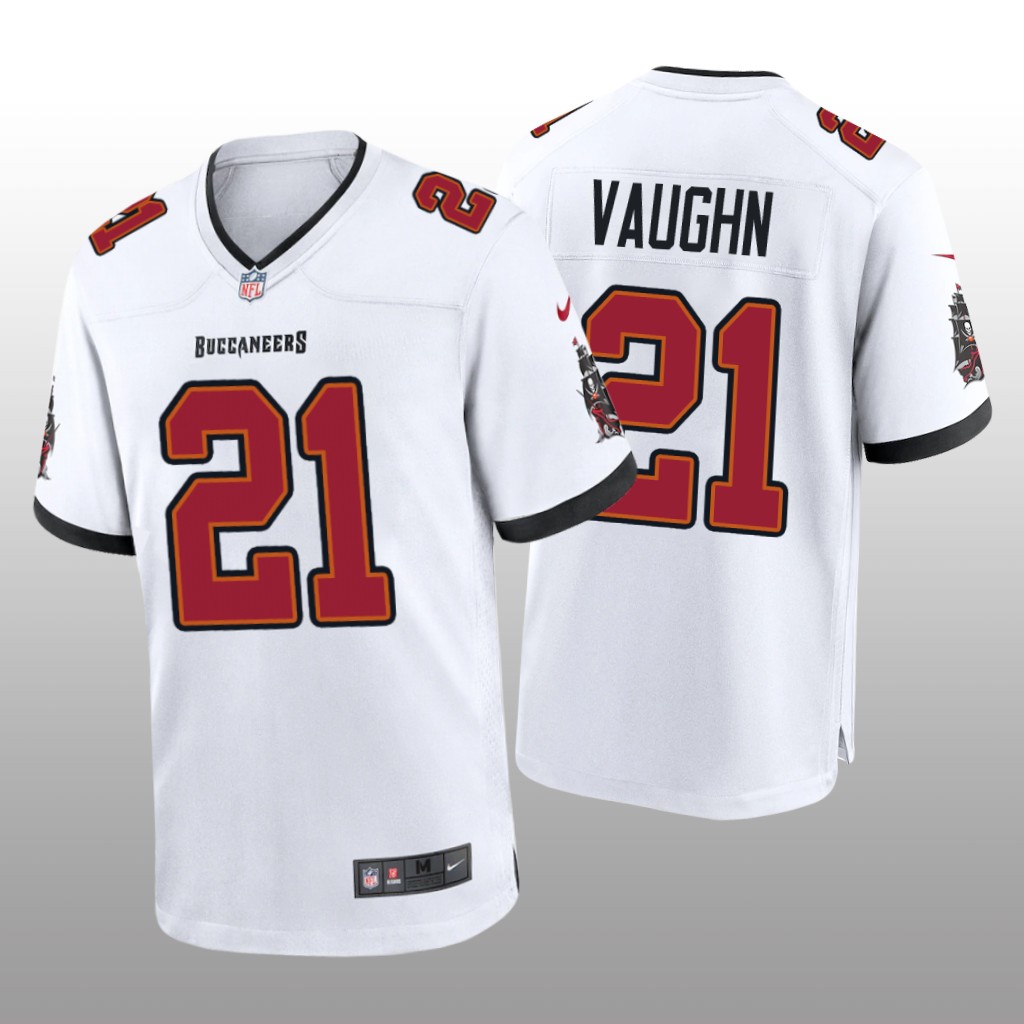 Tampa Bay Buccaneers Ke'Shawn Vaughn White Jersey Game - Men's