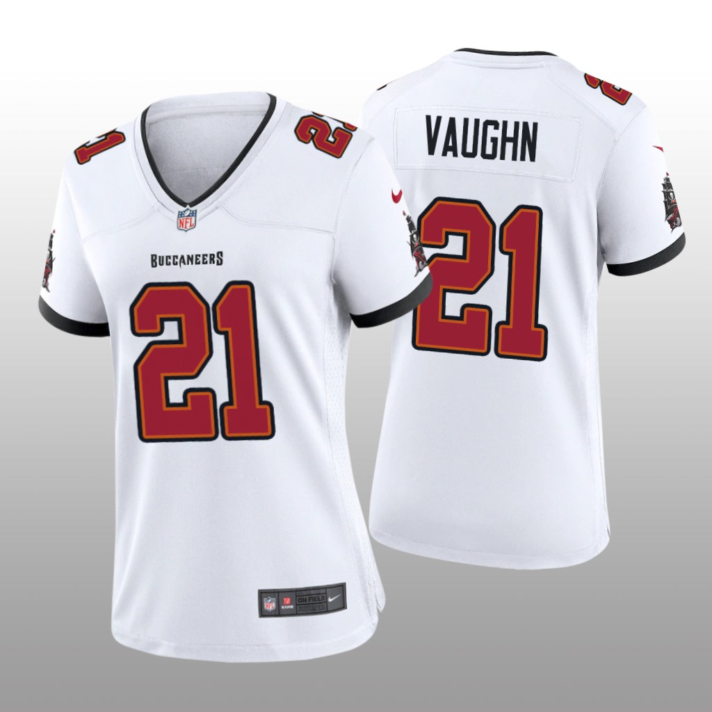 Tampa Bay Buccaneers Ke'Shawn Vaughn White Jersey Game - Women's