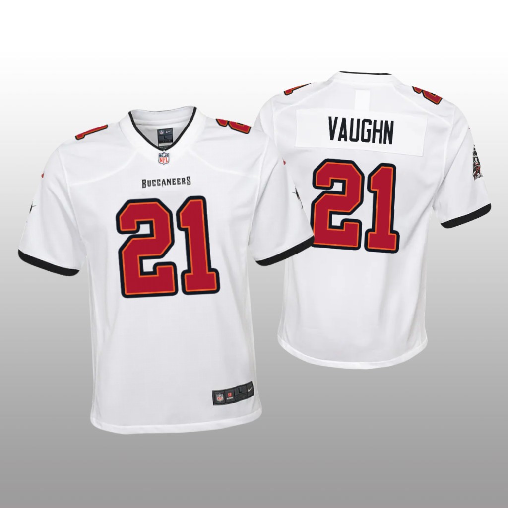 Tampa Bay Buccaneers Ke'Shawn Vaughn White Jersey Game - Youth