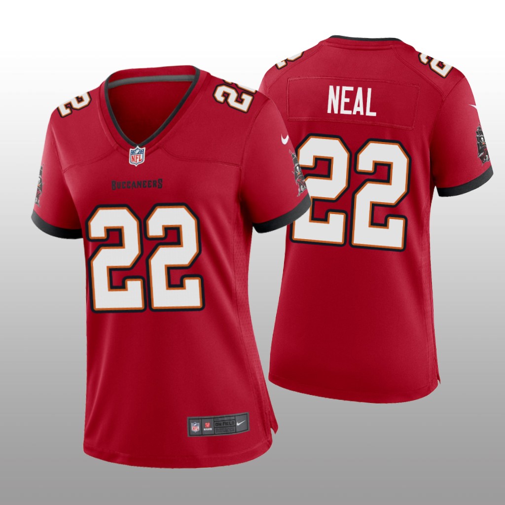 Tampa Bay Buccaneers Keanu Neal Red Jersey Game - Women's