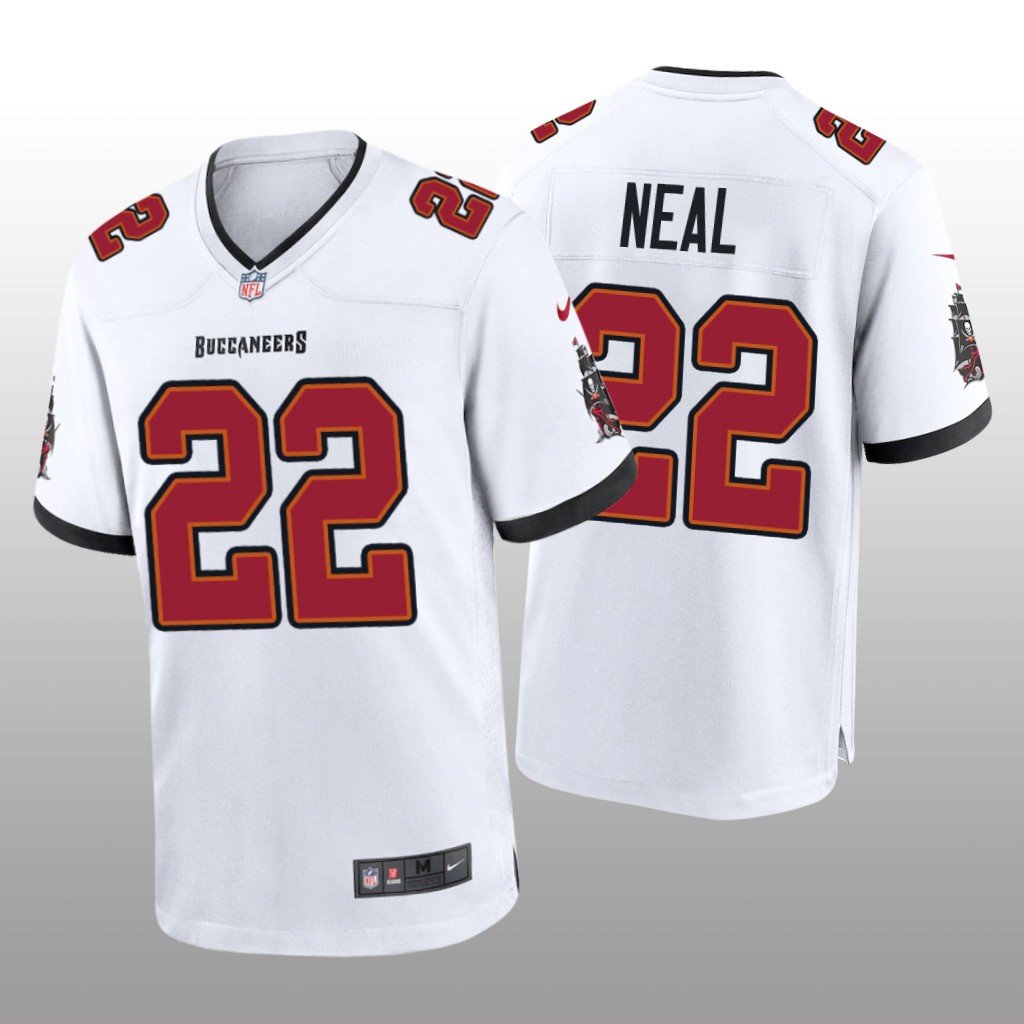 Tampa Bay Buccaneers Keanu Neal White Jersey Game - Men's