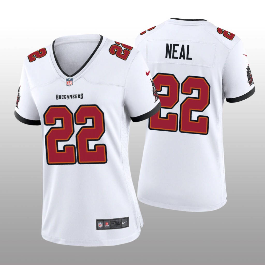 Tampa Bay Buccaneers Keanu Neal White Jersey Game - Women's