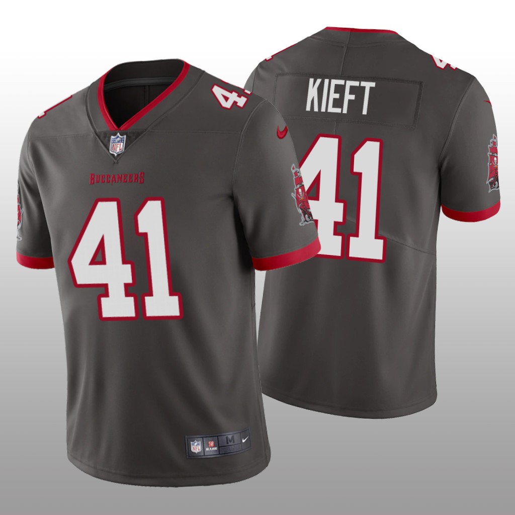 Tampa Bay Buccaneers Ko Kieft Pewter Jersey Vapor Limited Men's