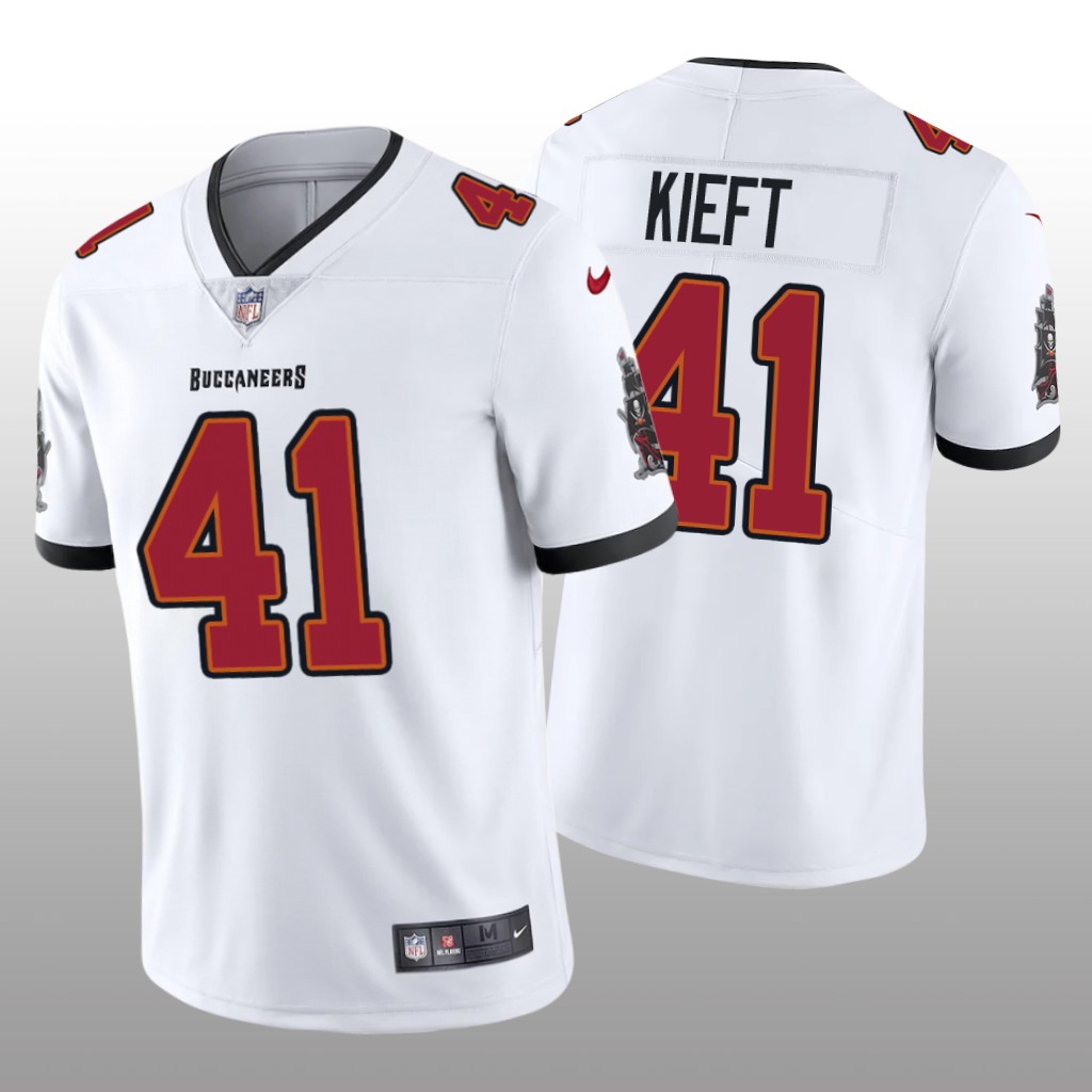 Tampa Bay Buccaneers Ko Kieft White Jersey Vapor Limited Men's