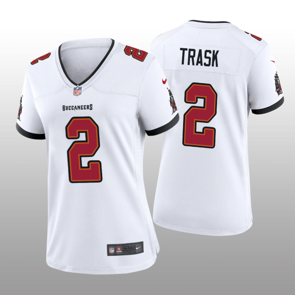 Tampa Bay Buccaneers Kyle Trask White Jersey Game - Women's