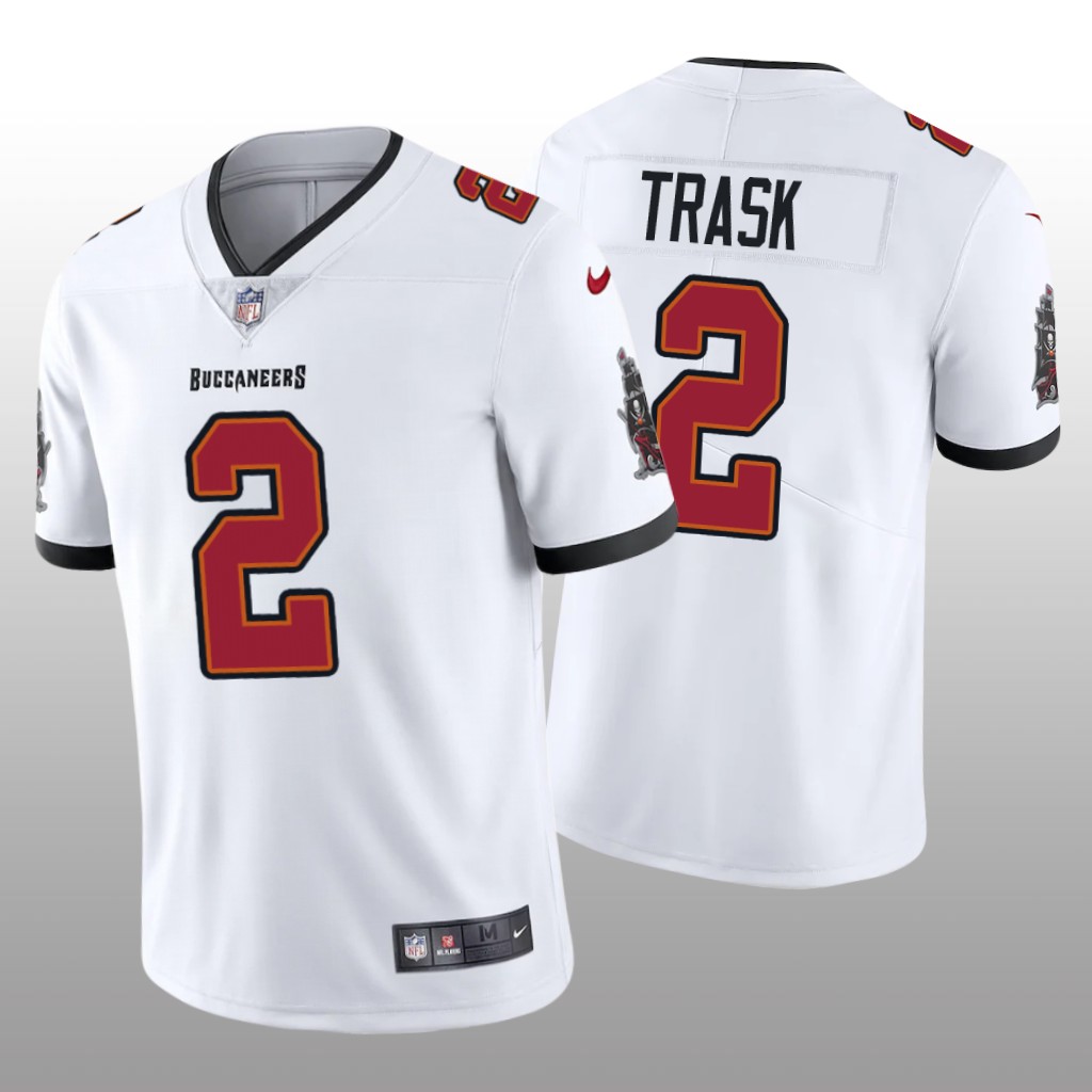 Tampa Bay Buccaneers Kyle Trask White Jersey Vapor Limited - Men's
