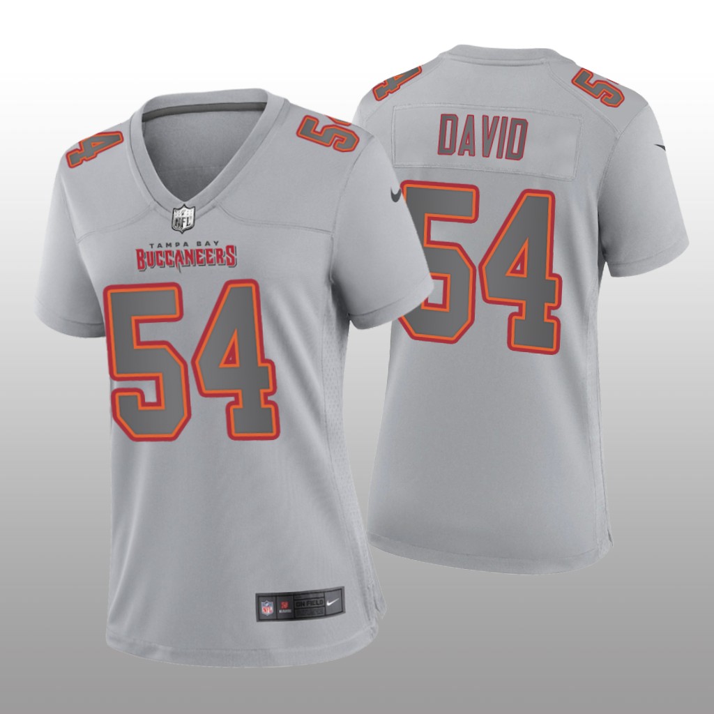 Tampa Bay Buccaneers Lavonte David Gray Jersey Atmosphere Fashion Game - Women's