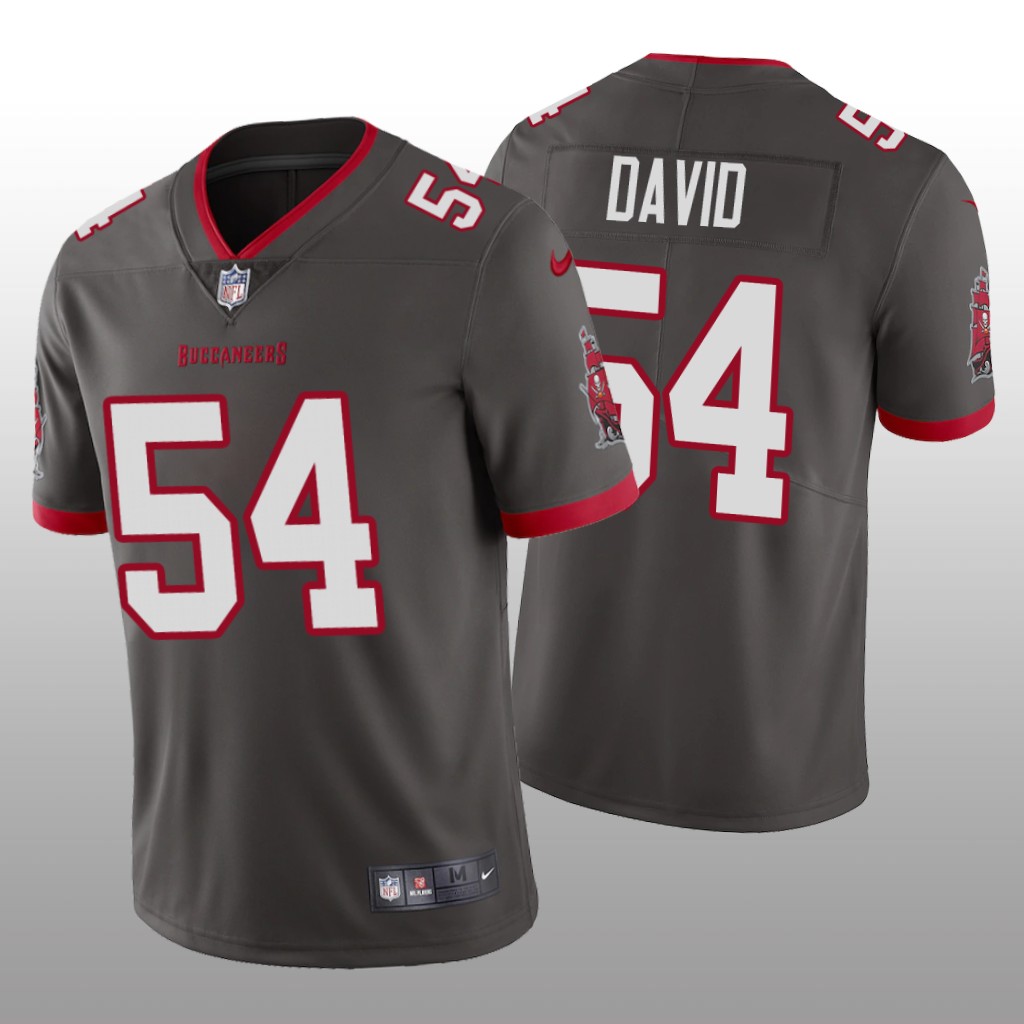 Tampa Bay Buccaneers Lavonte David Pewter Jersey 2020 Vapor Limited - Men's