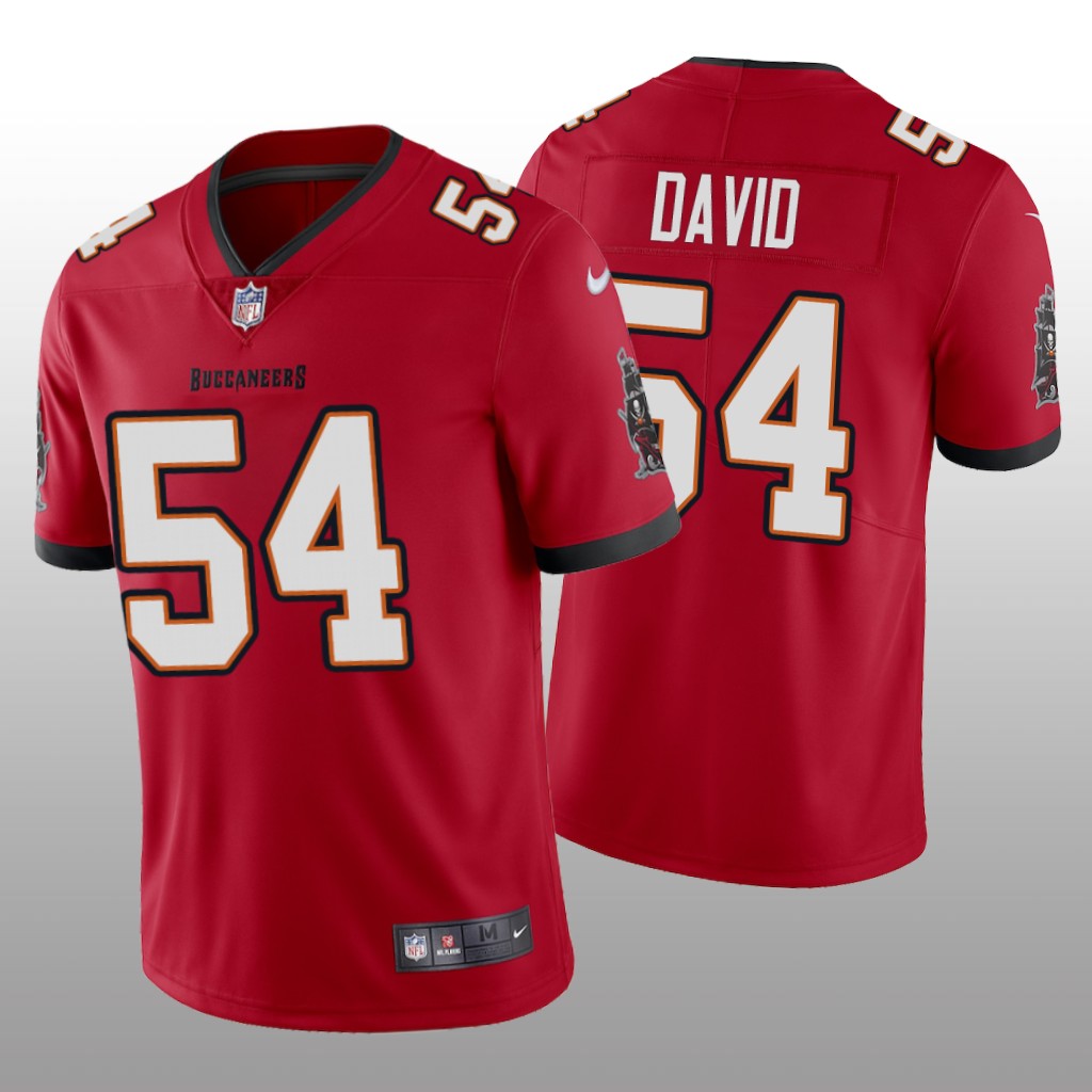 Tampa Bay Buccaneers Lavonte David Red Jersey 2020 Vapor Limited - Men's
