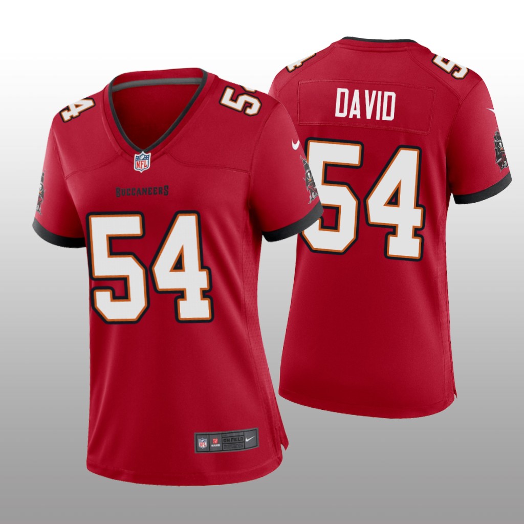 Tampa Bay Buccaneers Lavonte David Red Jersey Game - Women's