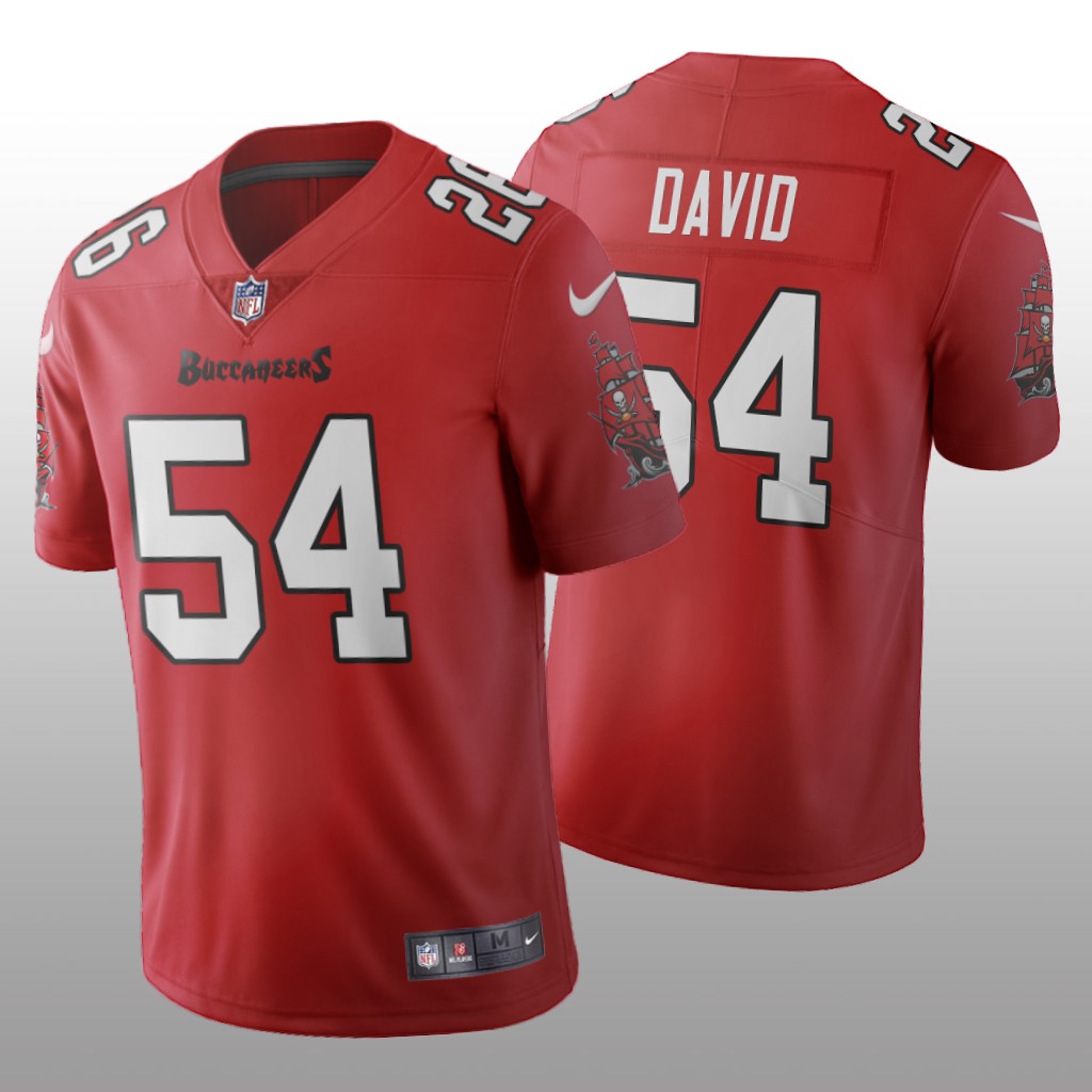 Tampa Bay Buccaneers Lavonte David Red Jersey Vapor Limited - Men's