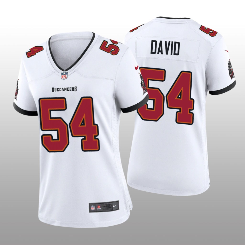 Tampa Bay Buccaneers Lavonte David White Jersey Game - Women's