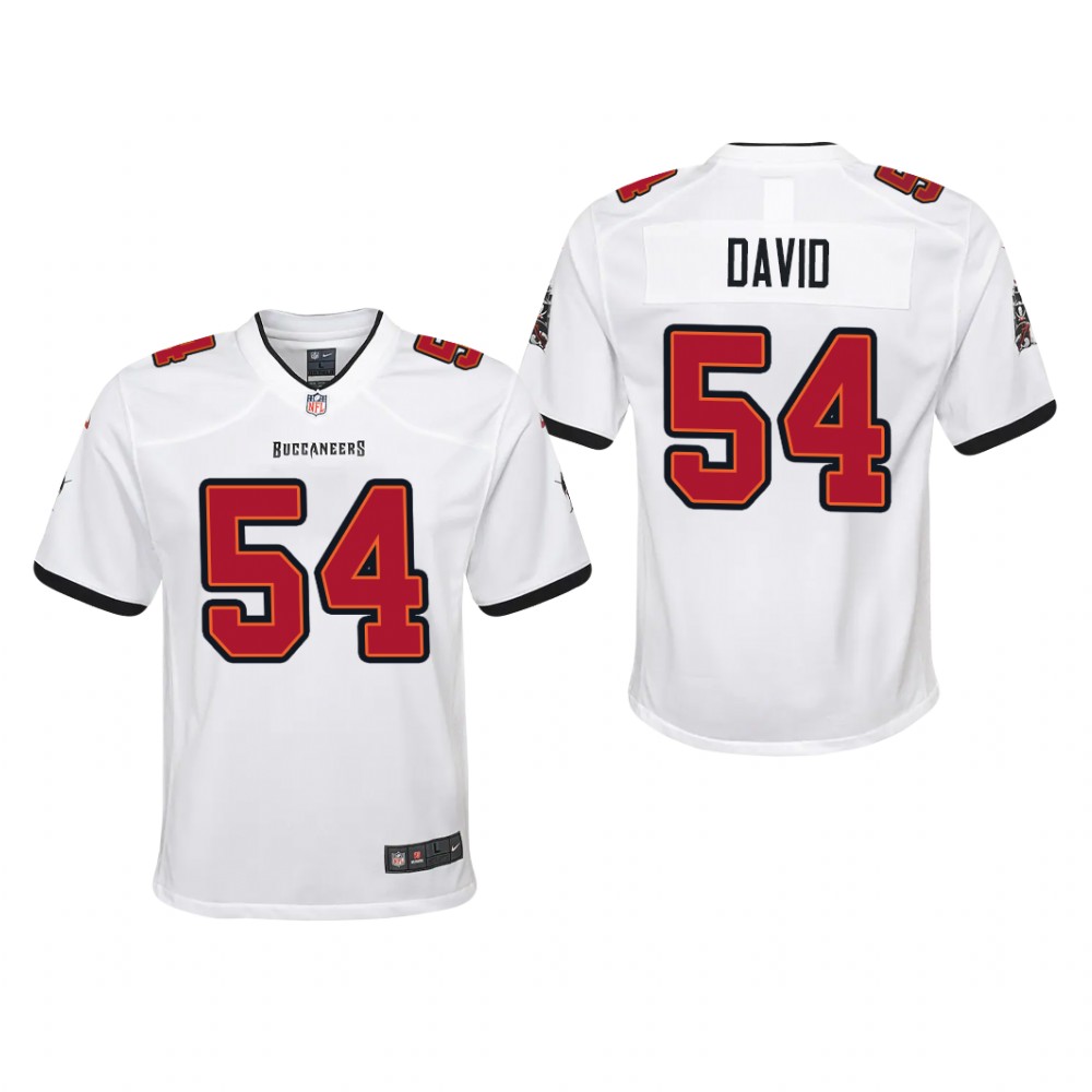 Tampa Bay Buccaneers Lavonte David White Jersey Game - Youth