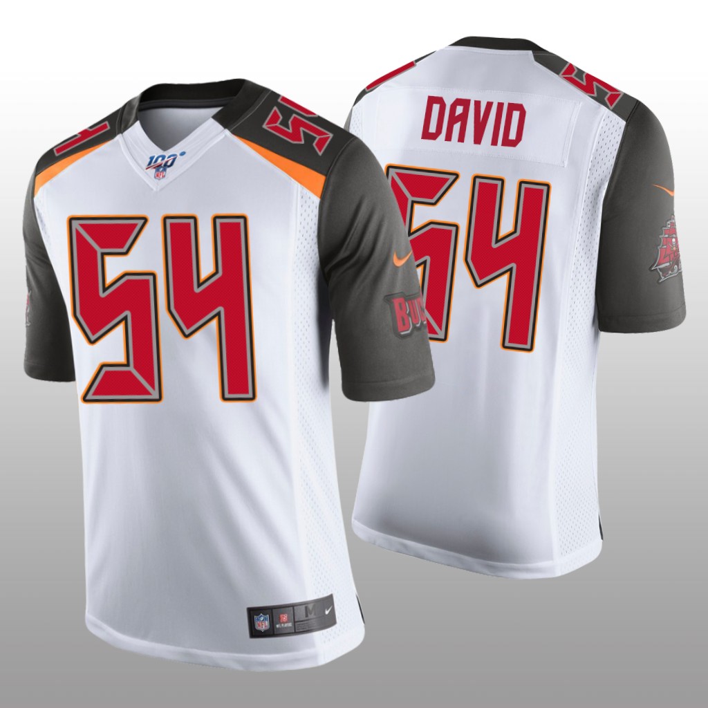 Tampa Bay Buccaneers Lavonte David White Vapor Limited Jersey 100th Season - Men's