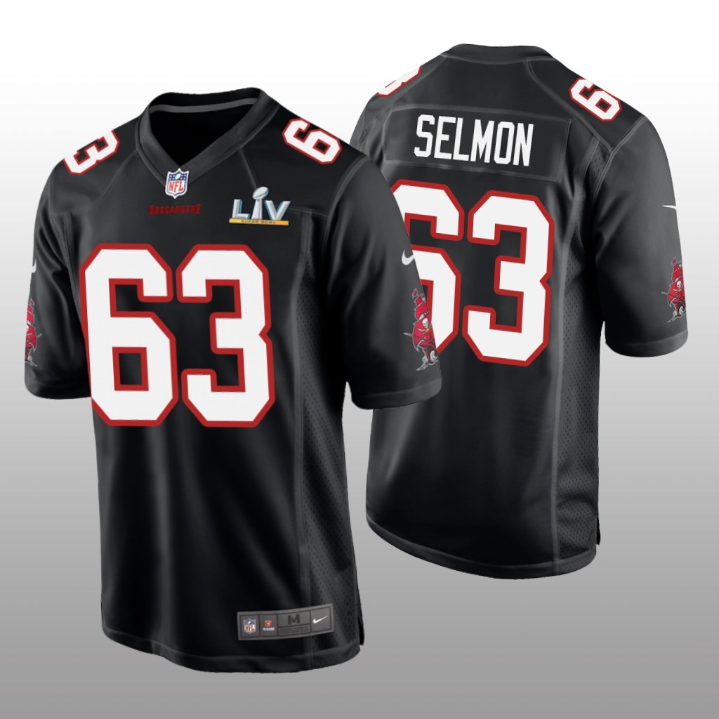 Tampa Bay Buccaneers Lee Roy Selmon Black Game Fashion Jersey Super Bowl LV - Men's