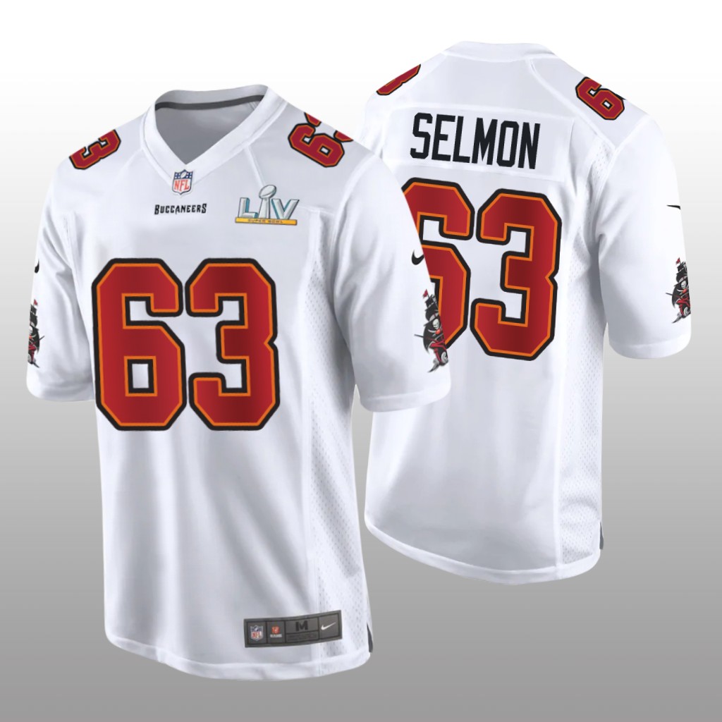 Tampa Bay Buccaneers Lee Roy Selmon White Game Fashion Jersey Super Bowl LV - Men's