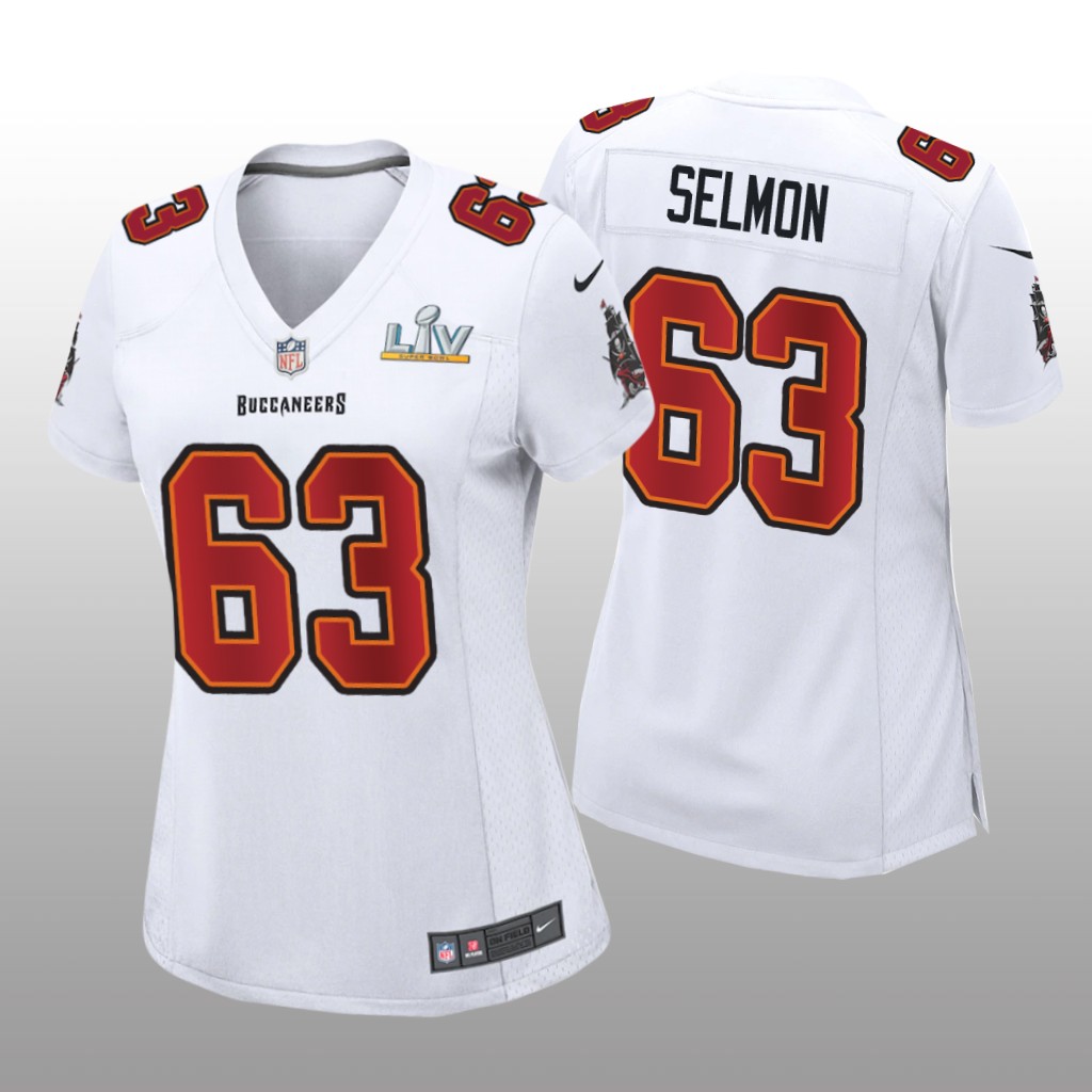 Tampa Bay Buccaneers Lee Roy Selmon White Game Fashion Jersey Super Bowl LV - Women's