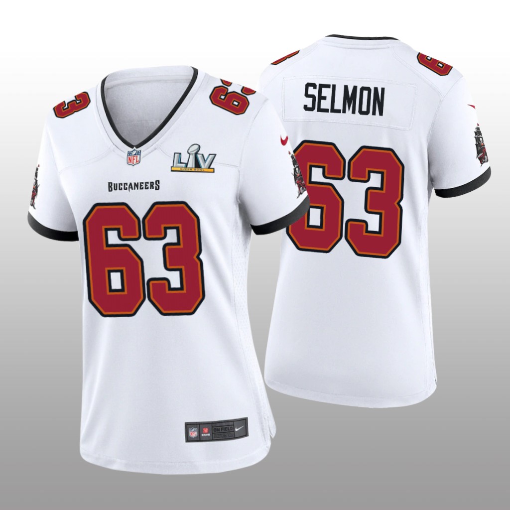 Tampa Bay Buccaneers Lee Roy Selmon White Game Jersey Super Bowl LV - Women's