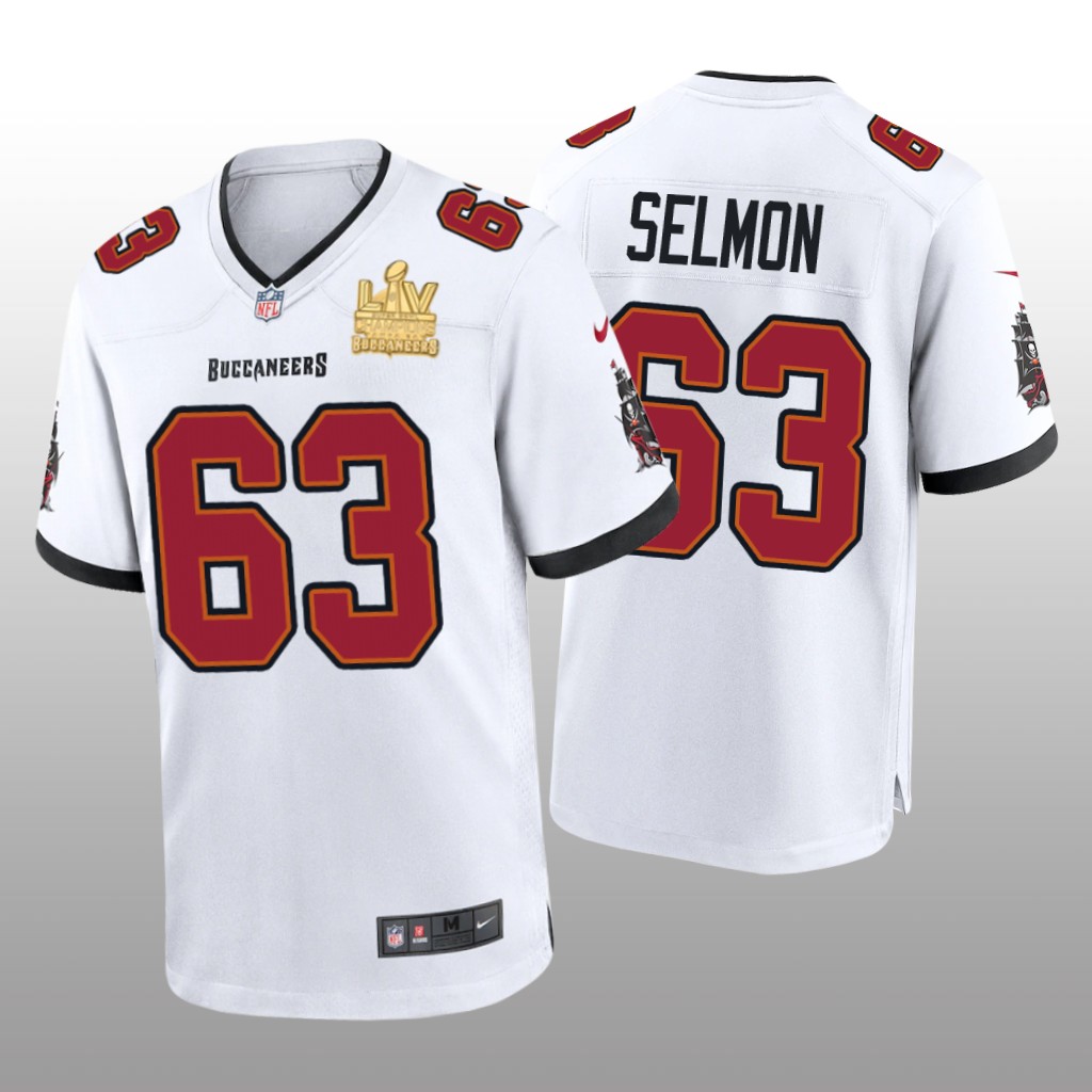 Tampa Bay Buccaneers Lee Roy Selmon White Game Jersey Super Bowl LV Champions - Men's