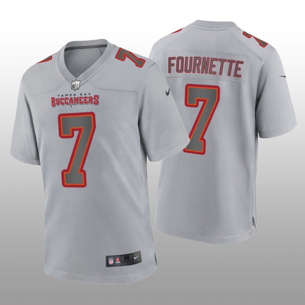 Tampa Bay Buccaneers Leonard Fournette Gray Jersey Atmosphere Fashion Game - Men's