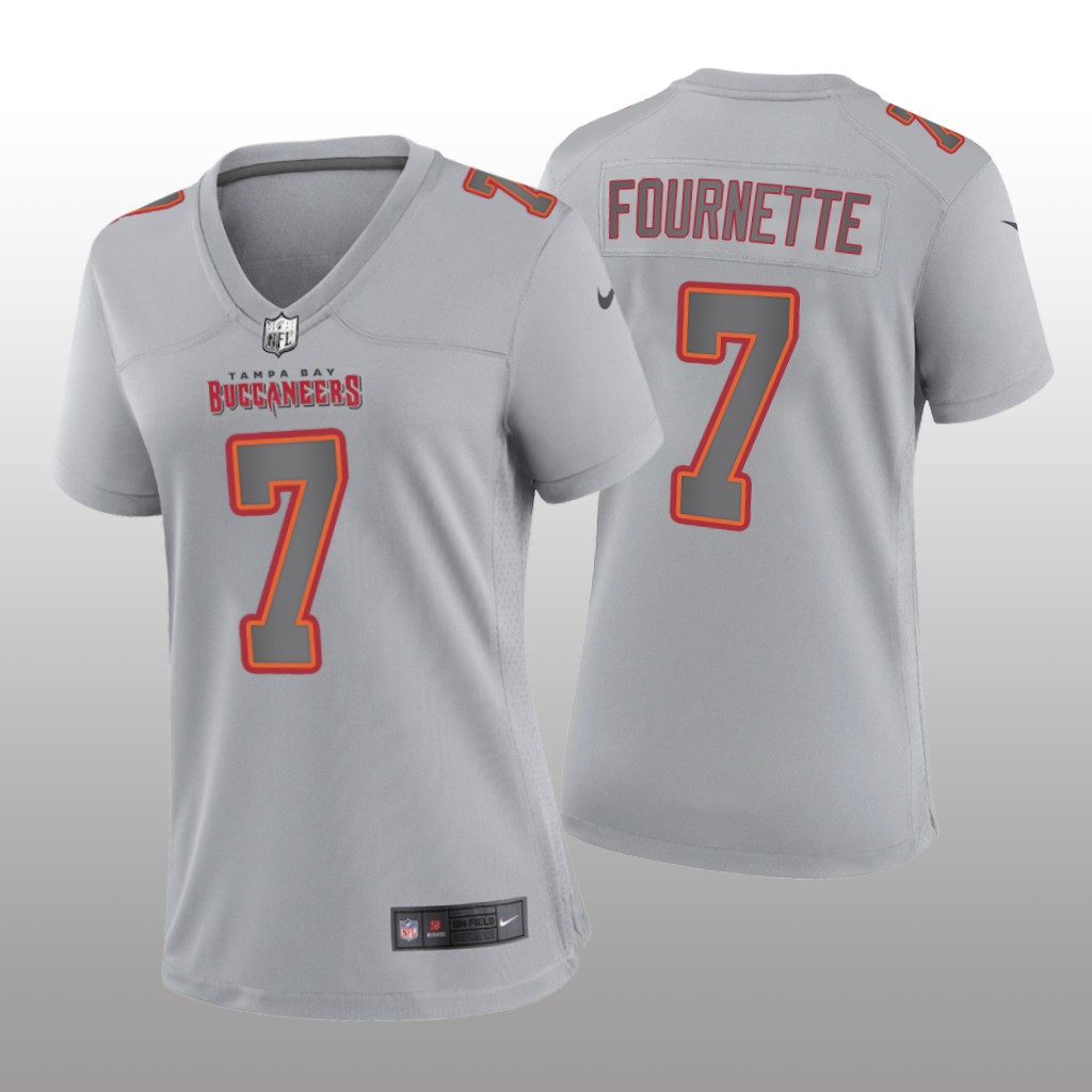 Tampa Bay Buccaneers Leonard Fournette Gray Jersey Atmosphere Fashion Game - Women's