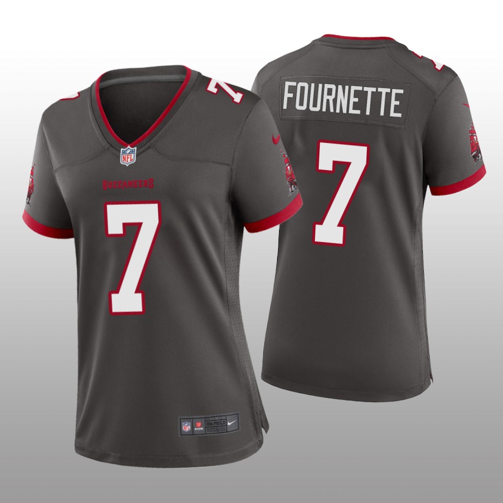 Tampa Bay Buccaneers Leonard Fournette Pewter Jersey Alternate Game - Women's